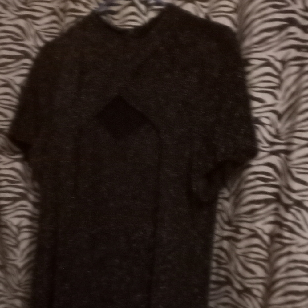 A fashion black dress
